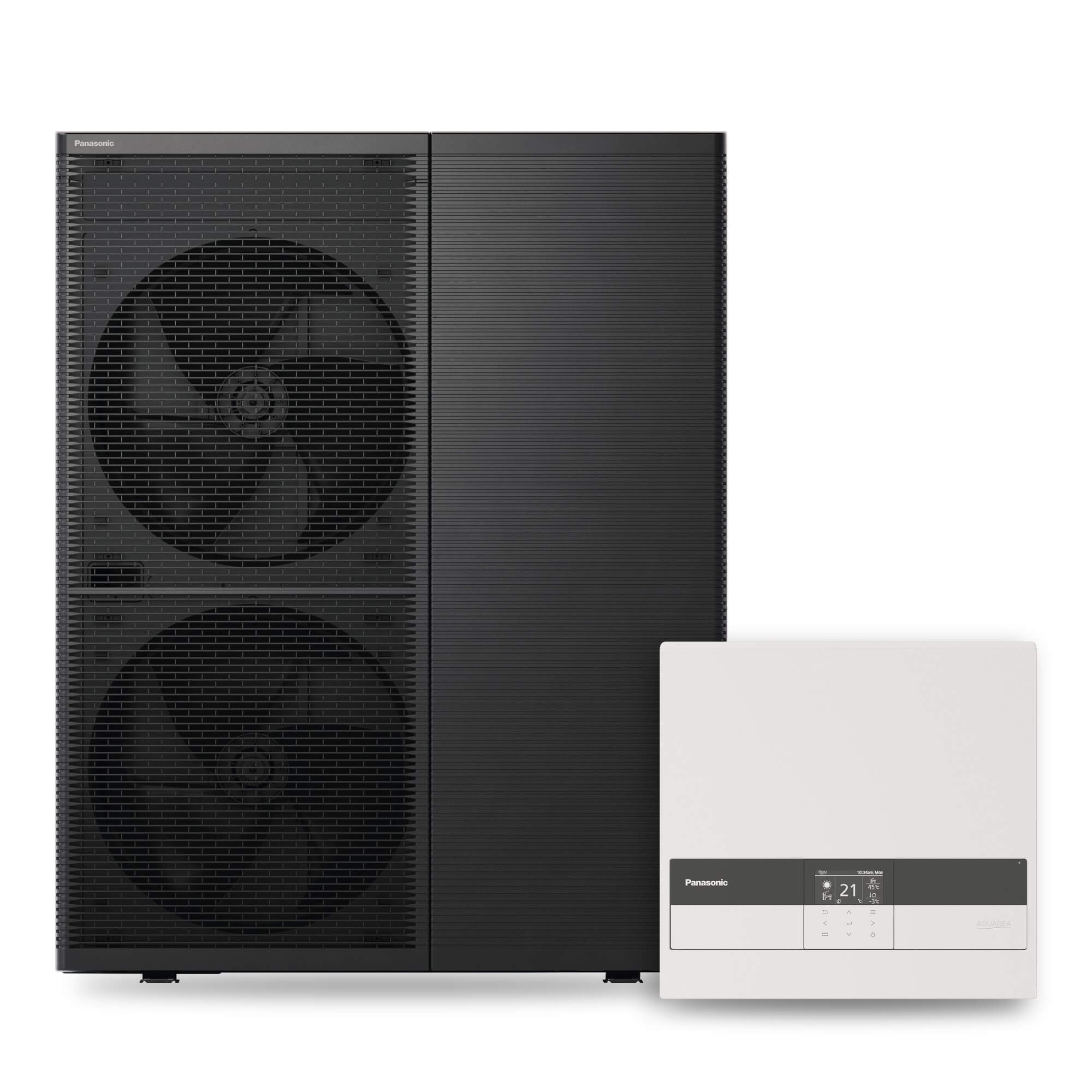Panasonic hőszivattyú MONOBLOKK + CONTROLBOX Total Capacity WH-WXG16ME8/WH-CME8, -20 fokban 16kw teljesítmény, 3 fázis (3x19A), R290, 57 dB(A), SCOP: 4.20