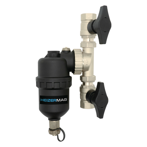 HEIZERMAG BASIC 1" mágneses-mechanikus iszapleválasztó szűrő hőszivattyúhoz